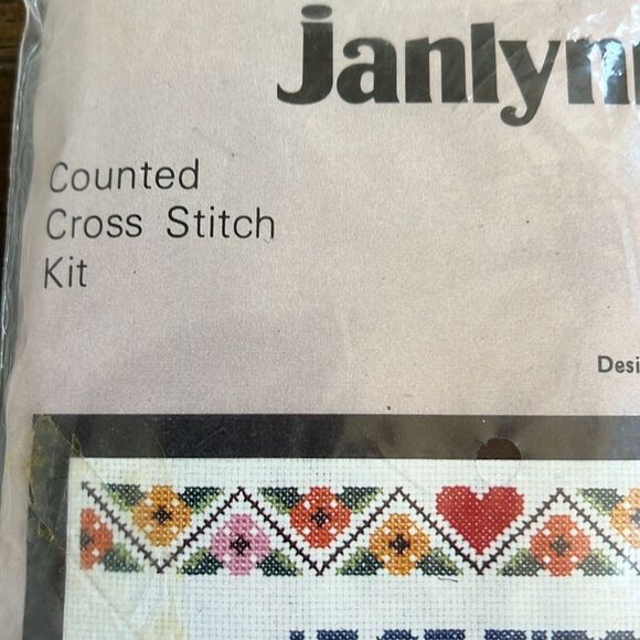Janlynn Counted Cross Stitch Pattern Kit NEW Your Wife’s Way Vintage Made in USA - Picture 5 of 6